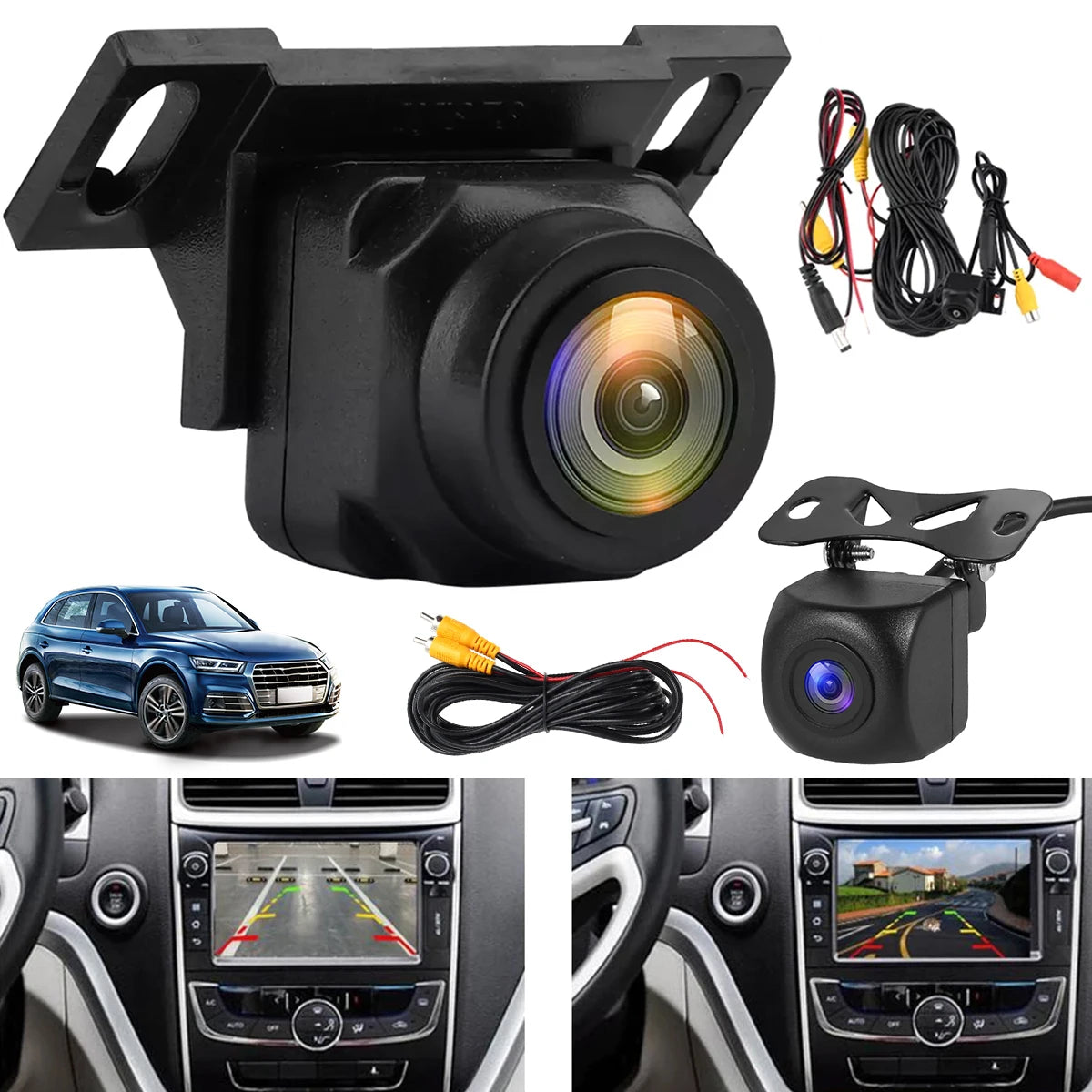 AHD Car Rear View Camera Waterproof Reversing Camera 170 ° Wide Angle Reversing Camera 1080P Clear Anti-Interference Dashcam Zpaxo