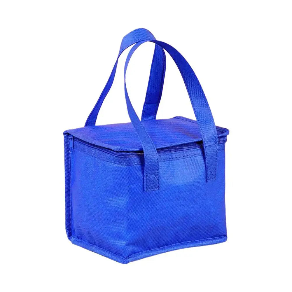 Insulated Cooler Lunch Bag S/M/L | Waterproof Thermal Tote Insulated Lunch Bag Zpaxo Blue S