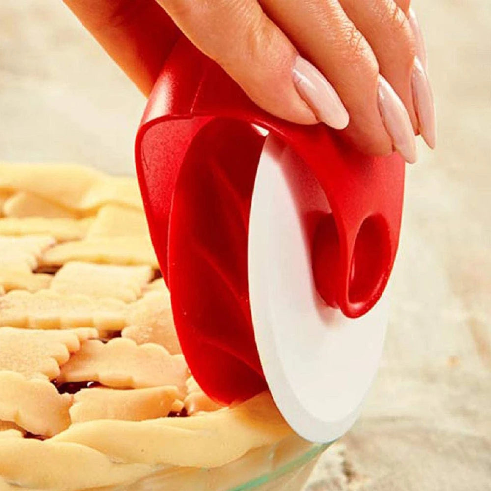 Pastry Cutting Wheel Pizza Pie Crust Pastry Cutter Wheel Decorator Rolled Pastry Pie Crimper Baking Tools Zpaxo