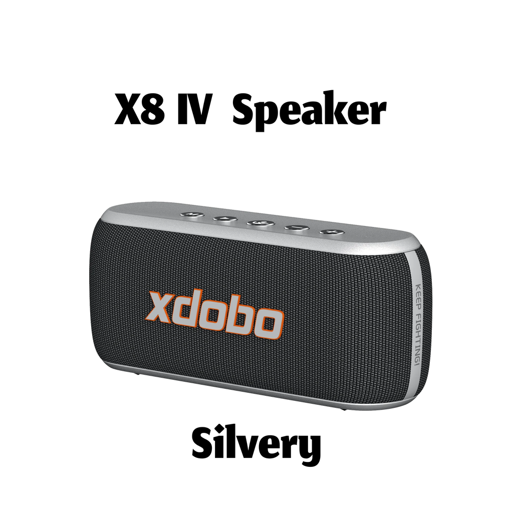 XDOBO X8 Series Wireless Speaker 60W Subwoofer Deep Bass Outdoor Music Smart TV Home Cinema Loudspeaker X8II X8III X8IV Soundbar Zpaxo Xdobo X8 IV Sivery
