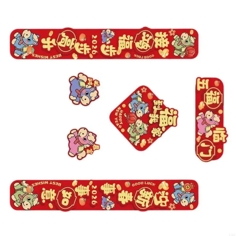 Festival 2026 Horse Red Couplets Traditional Designs Paper Year