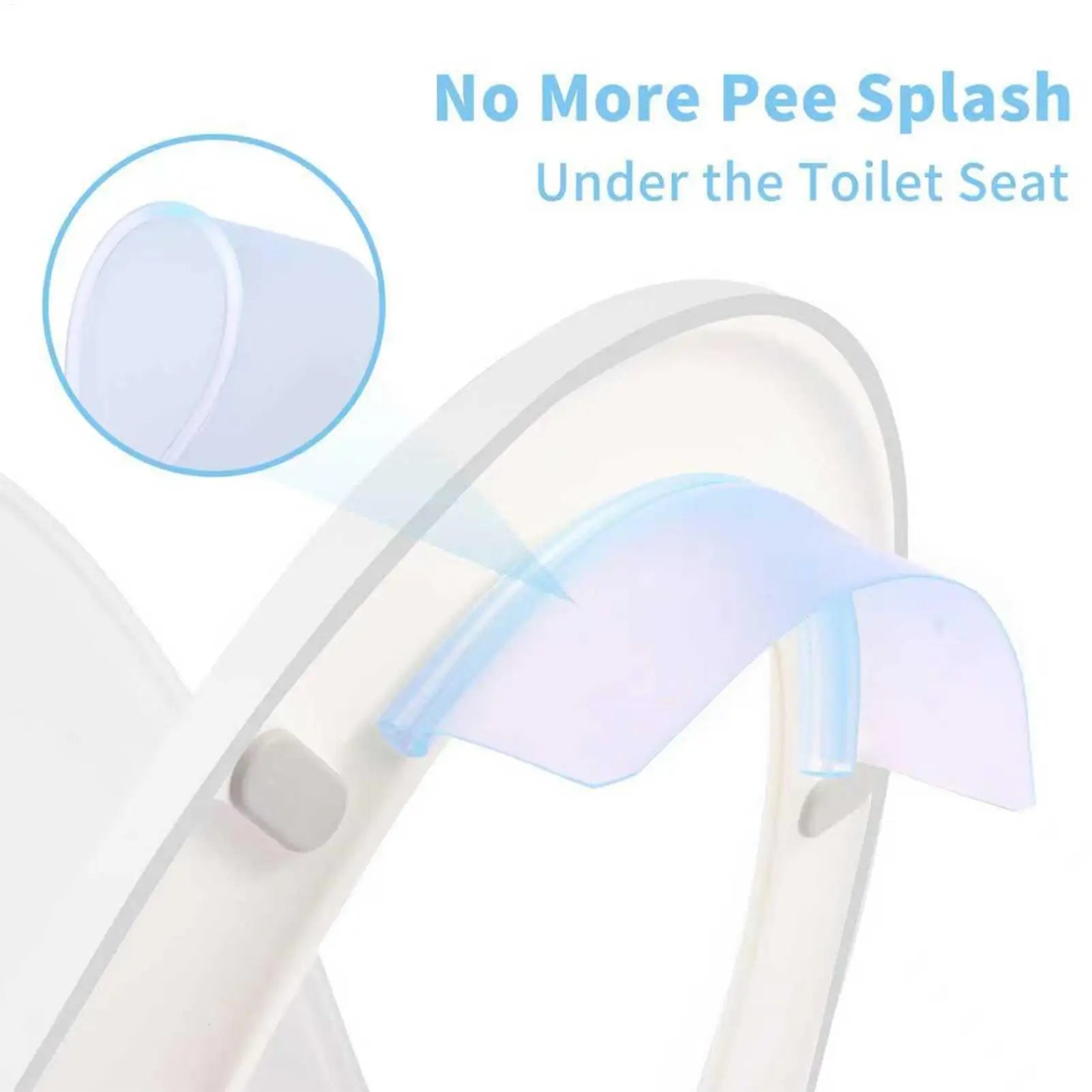Toilet Splash Guard Urine Deflector Density Hydrophobic Anti Pad