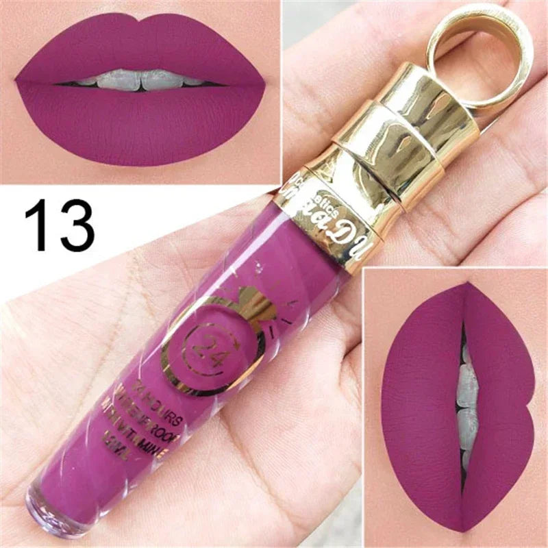 Make Up Lips Matte Liquid Lipstick Waterproof Long Lasting Sexy Zpaxo 13