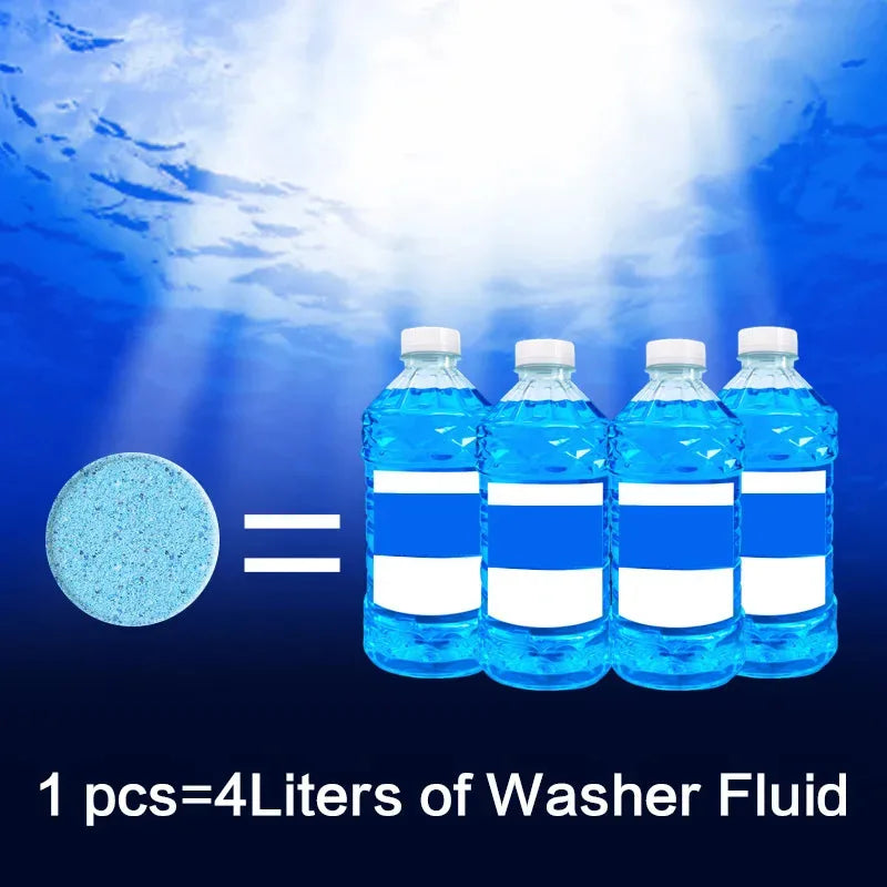 Windshield Wiper Effervescent Cleaning Tablets 10/30/60 Pack