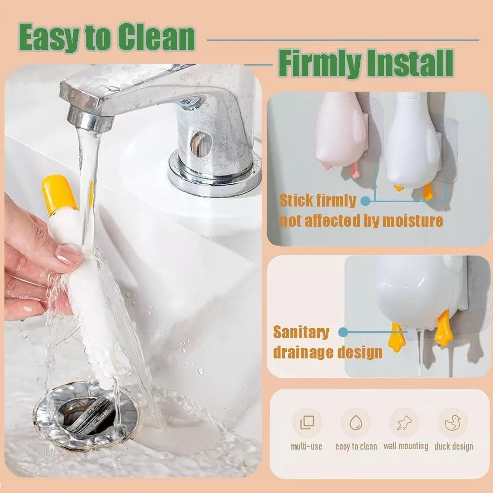 2-in-1 Duck Bathroom Cleaning Clip & Dust Removal Shovel