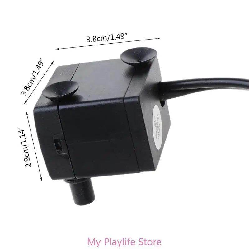 Mini Submersible Water Pump LED Light Ultra Quiet Pond Aquariums