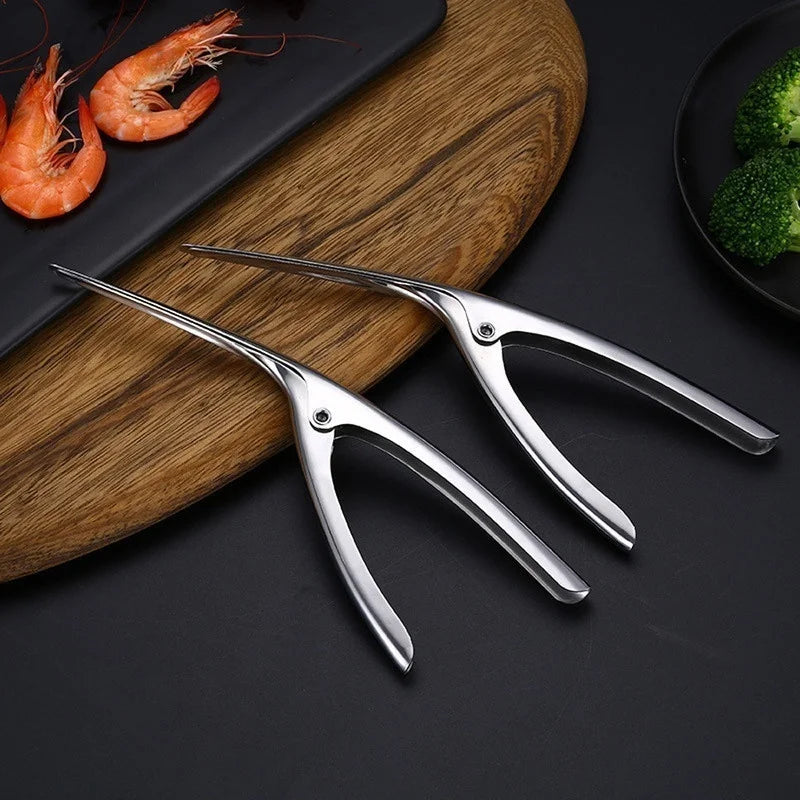 Stainless Steel Shrimp Peeler & Deveiner | Seafood Tool Shrimp Deveiner Tool Zpaxo