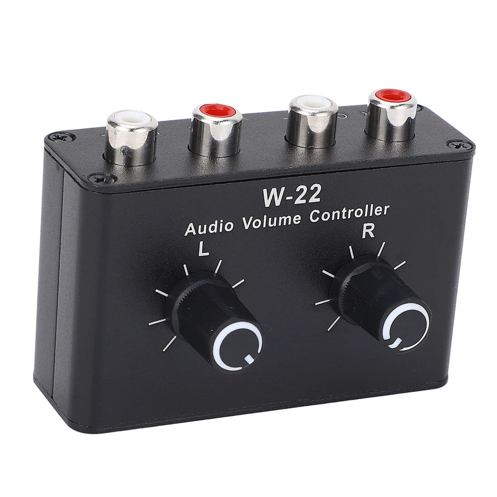 Volume Control Box Balance Adjuster Small Attenuator Knob Line Stereo