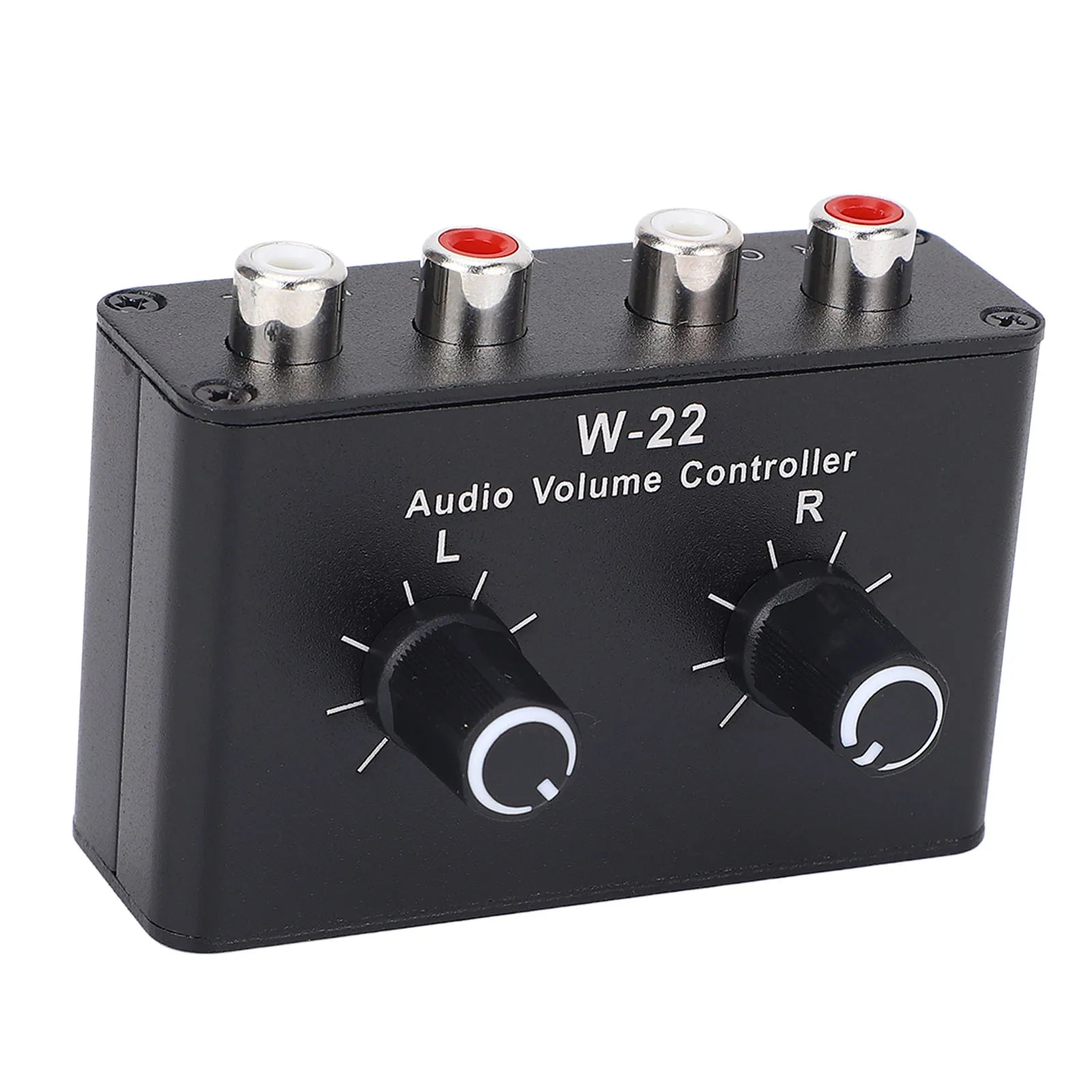 Volume Control Box Balance Adjuster Small Attenuator Knob Line Stereo