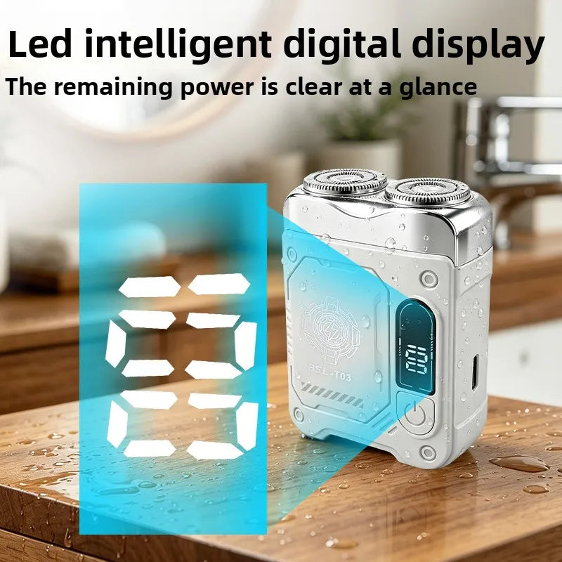Sci Fi Mechanical Punk Mecha Shaver Electric Full Body Wash Men's