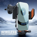 UYUXIO Wireless Car Charger Fast Charging Auto Clamping Air Vent