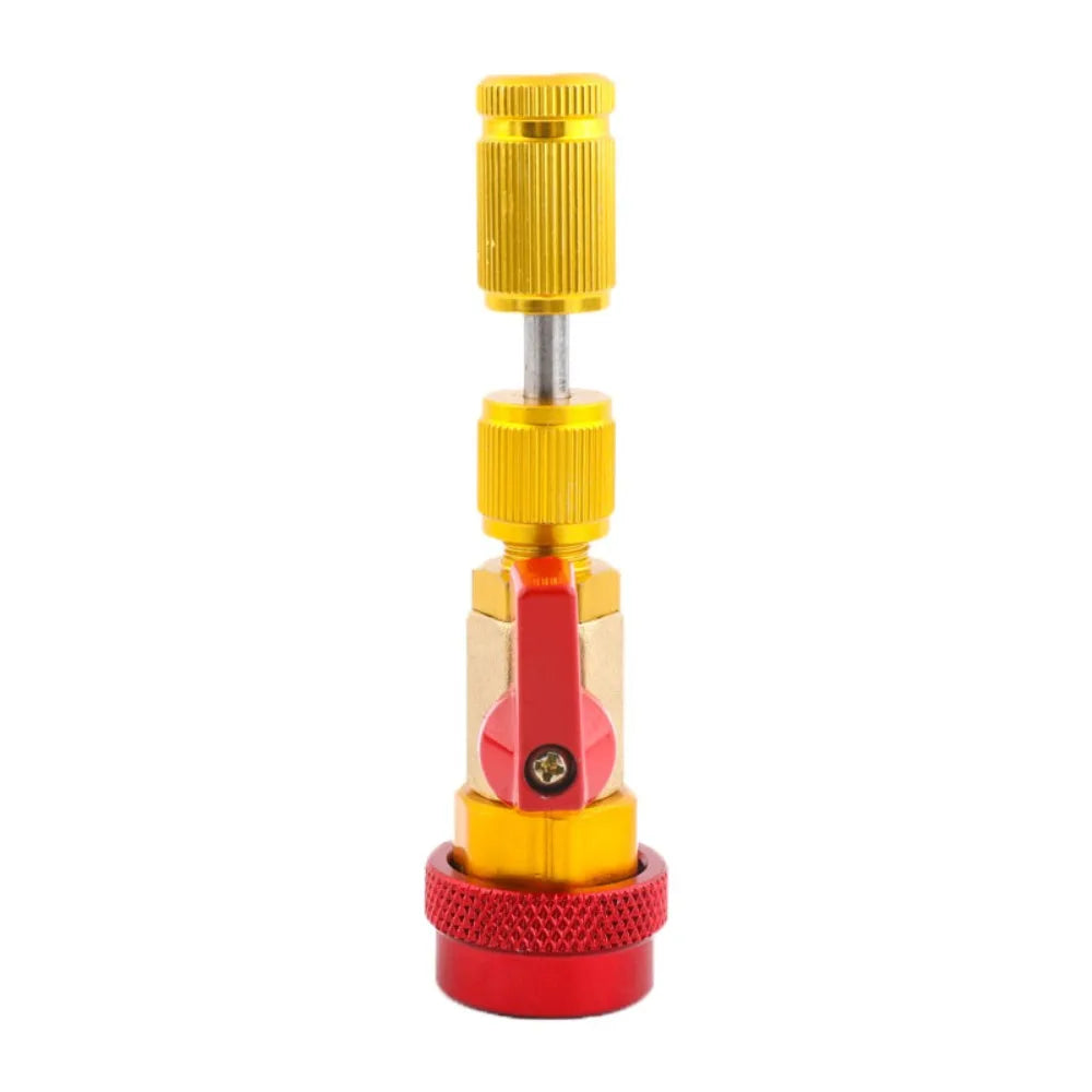 Ergonomic Design Valve Core Removal Tool Quick Remover High Low Side High Low Pressure Tool Replace Tool Installation Tool Zpaxo Red