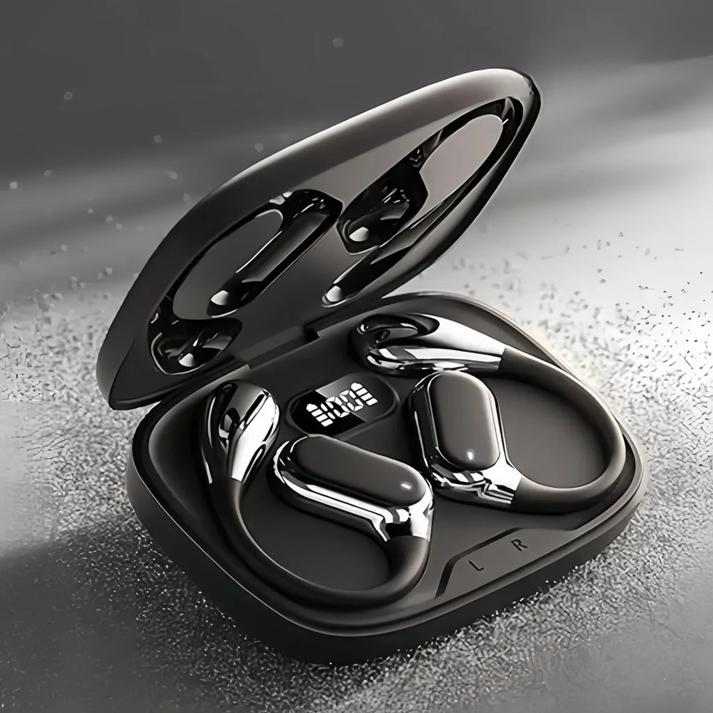 Open Ear Wireless Earbuds Bluetooth Headphones 50Hrs Playtime Stereo