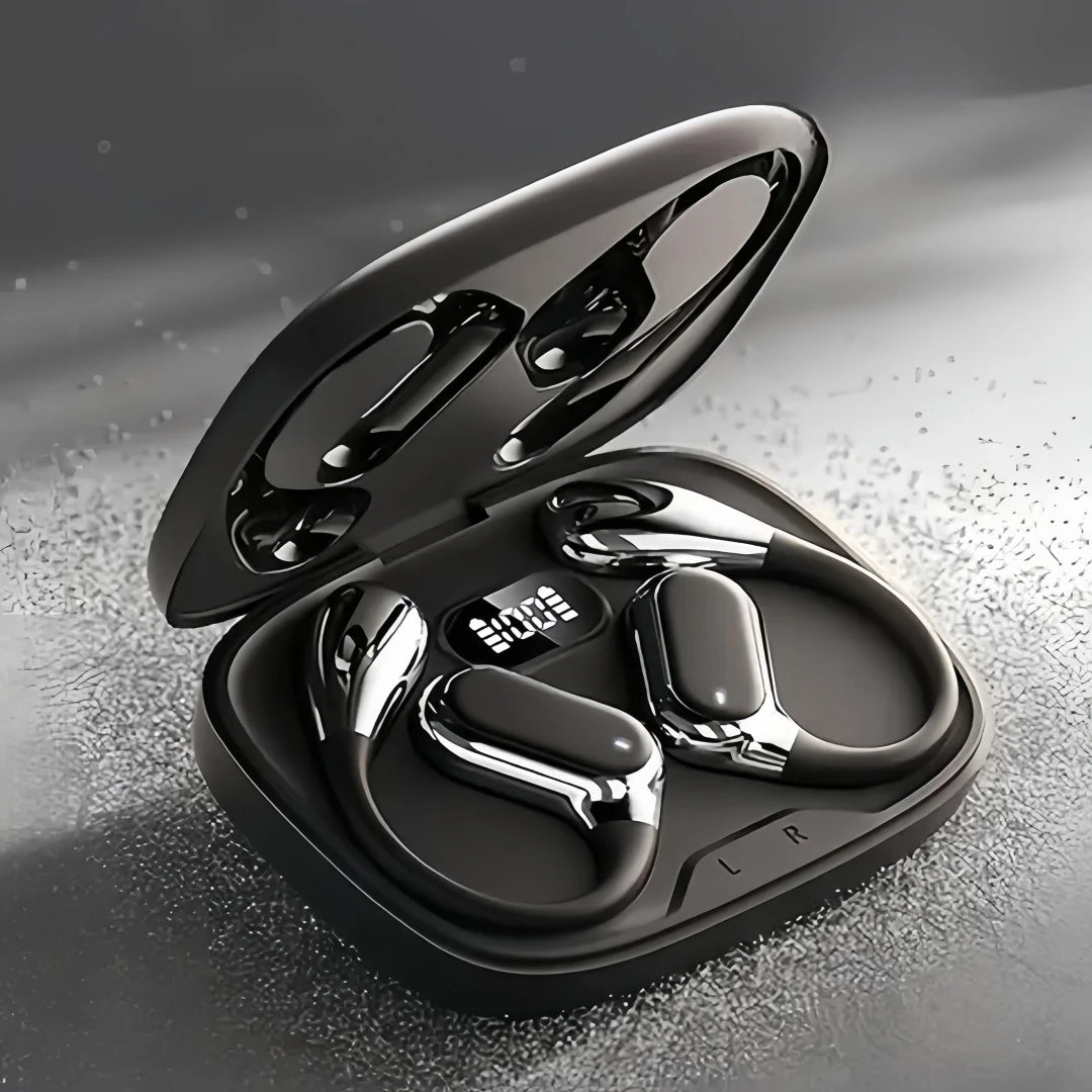 Open Ear Wireless Earbuds Bluetooth Headphones 50Hrs Playtime Stereo