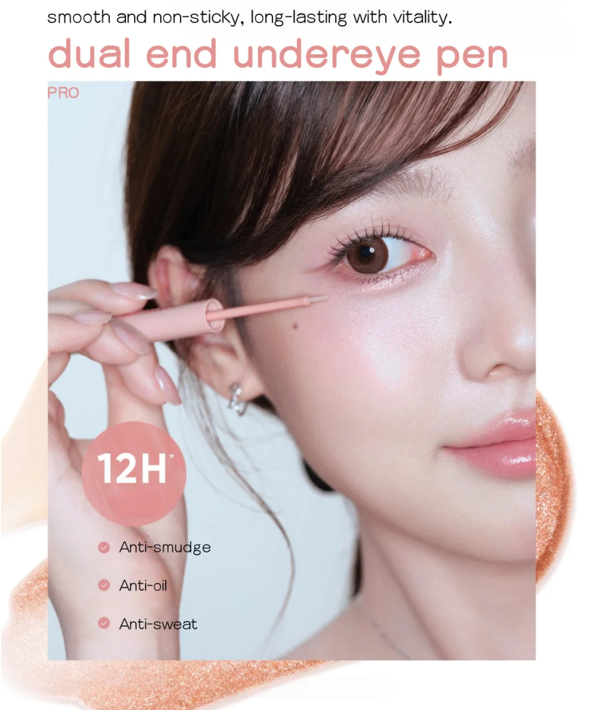 JUDYDOLL Dual-end Undereye Pen Shadow Highlighter Matte Nature 100 Zpaxo