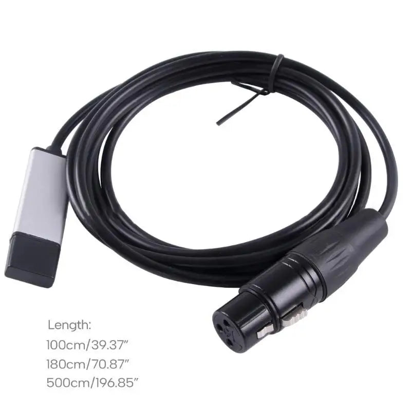 652F USB to DMX512 Lighting Controller Cable Stable Data Transmission, Easy Setups Zpaxo