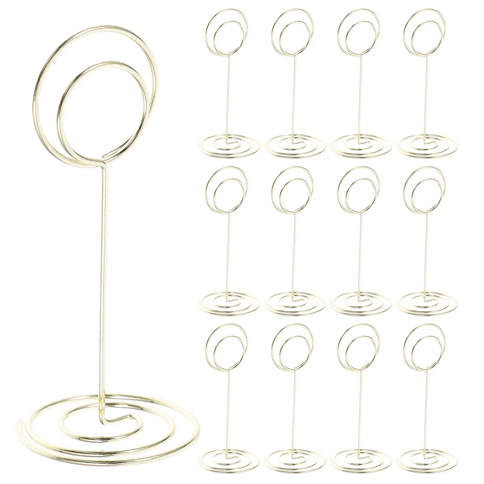 Peacock Note Holder Multifunctional Metal Business Card Display Stand