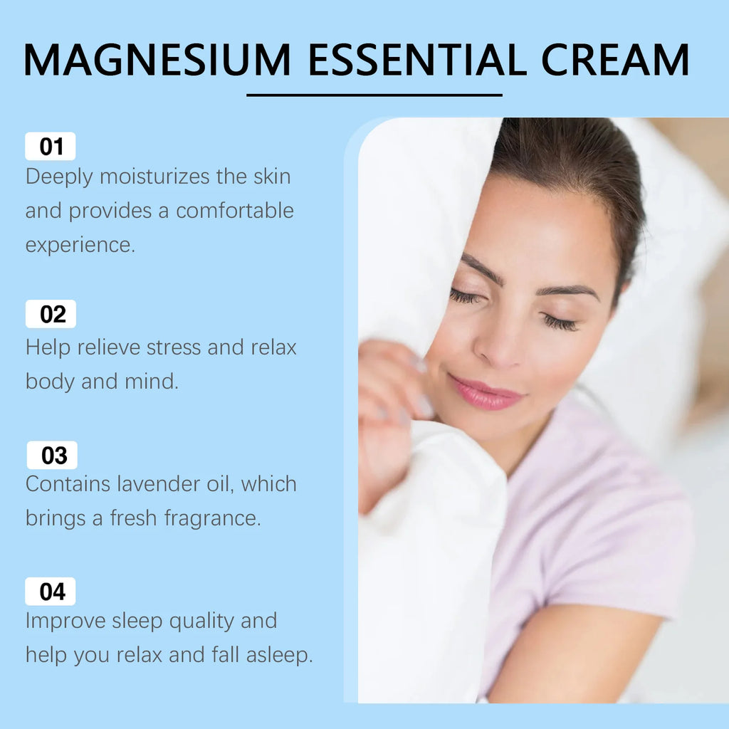 Magnesium Sleep & Muscle Relief Body Cream – Lavender 90g Magnesium Body Cream Zpaxo