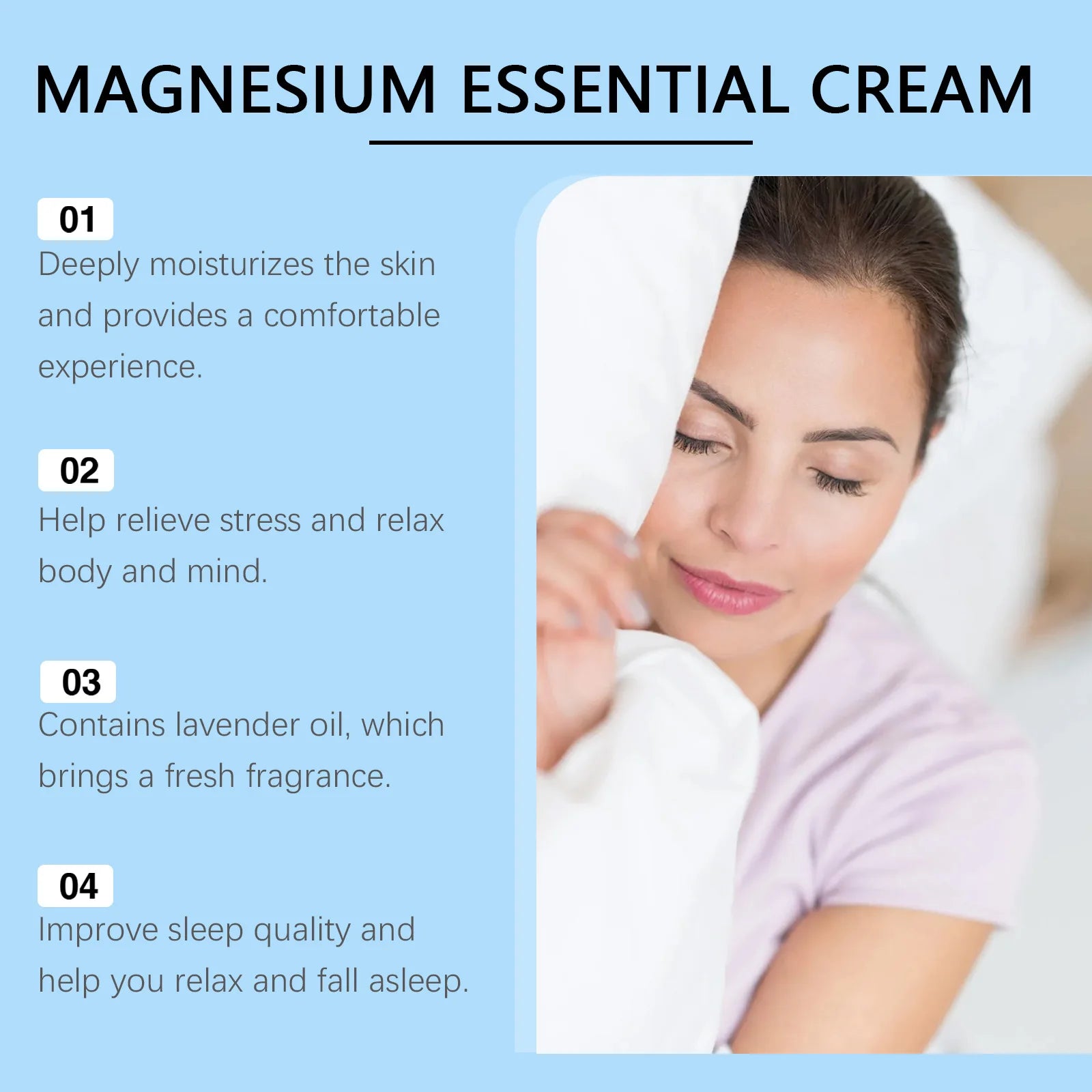 Magnesium Sleep & Muscle Relief Body Cream – Lavender 90g Magnesium Body Cream Zpaxo