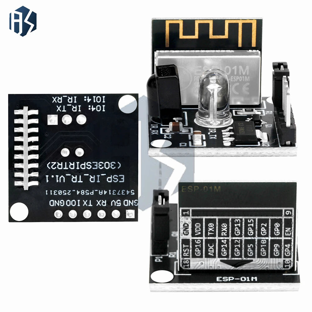 ESP8285 ESP-01M IR Transceiver Wifi Wireless Module Remote Control Switch Development Learning Board esp 8285 ESP01M ESP 01M Zpaxo