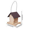 Bird Feeder Houses Outside Supports Bowl Perch Rope House Balcony