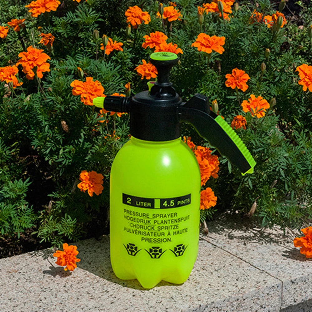2L Hand Pressure Water Sprayer Adjustable Nozzle Garden Sprayer Disinfection Spray Bottle Plants Sprinkler Watering Can For Agri Zpaxo