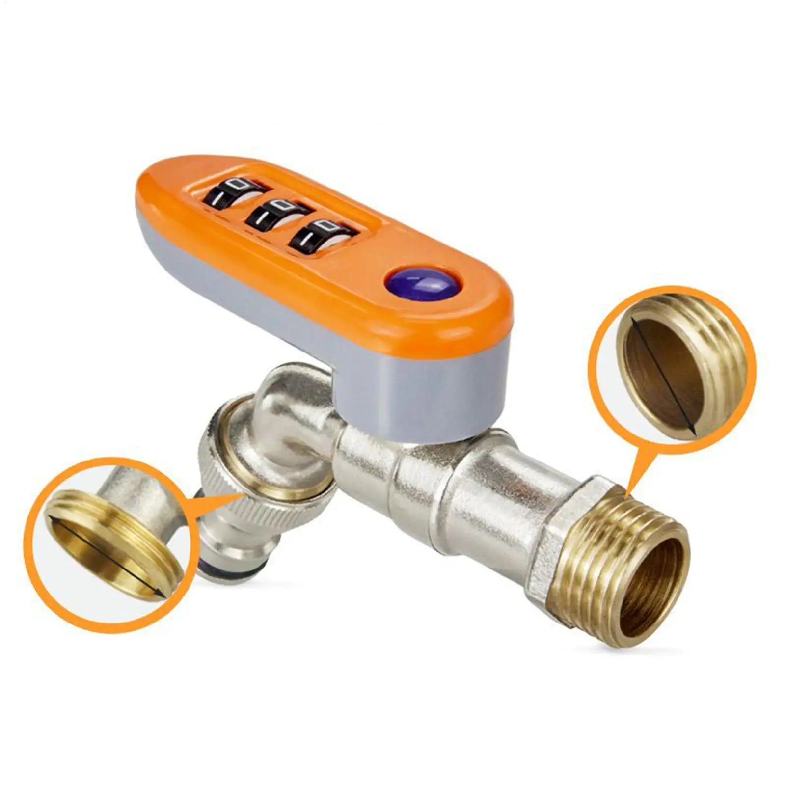 Water Faucet Lock Outdoor Frost-proof Combination Valve Device