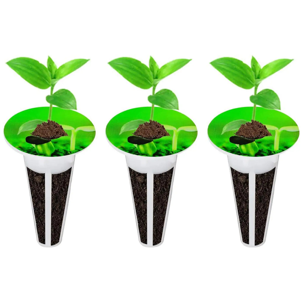 Plant Grow Stickers Waterproof Seed Pot Labels Reusable PVC Marking Tag for Hydroponic Herb Garden Zpaxo