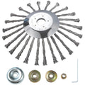 Wire Brush Trimmer Head Universal Garden Weeding Removal Rust Adapter