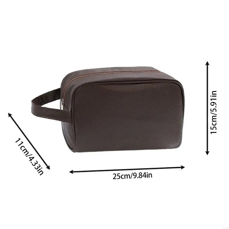 Stylish Men's Grooming Bag Leakproof Designs Easy Cleaning Surfaces