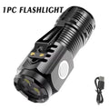 KDULIT Mini Rechargeable LED Flashlight – Waterproof Pen Clip Torch