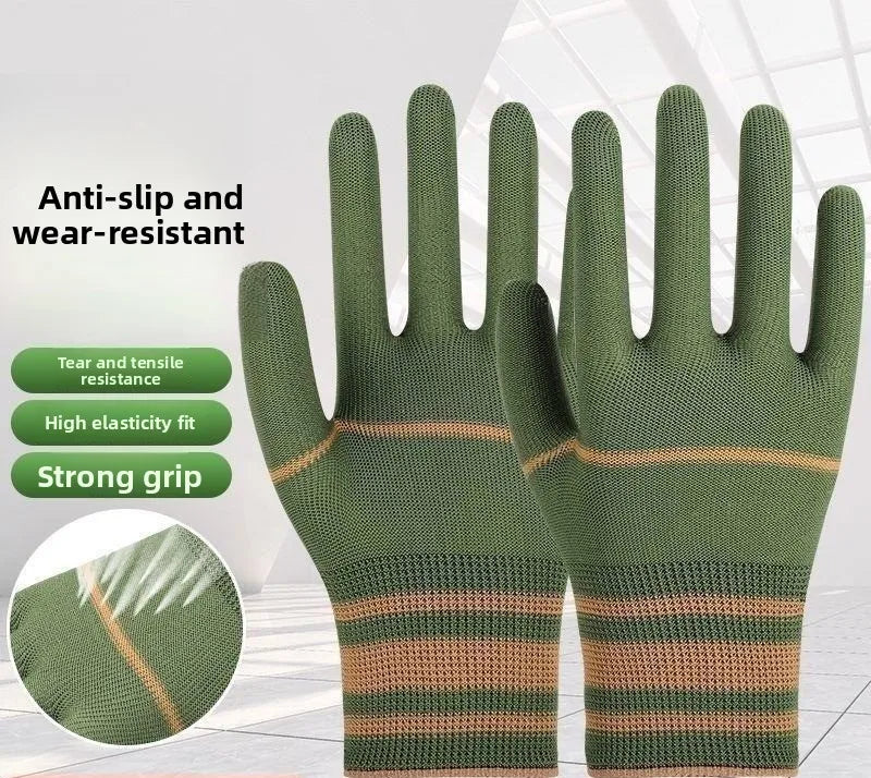 Breathable Soft Stretch Nylon Work Gloves Durable Moisture-wicking