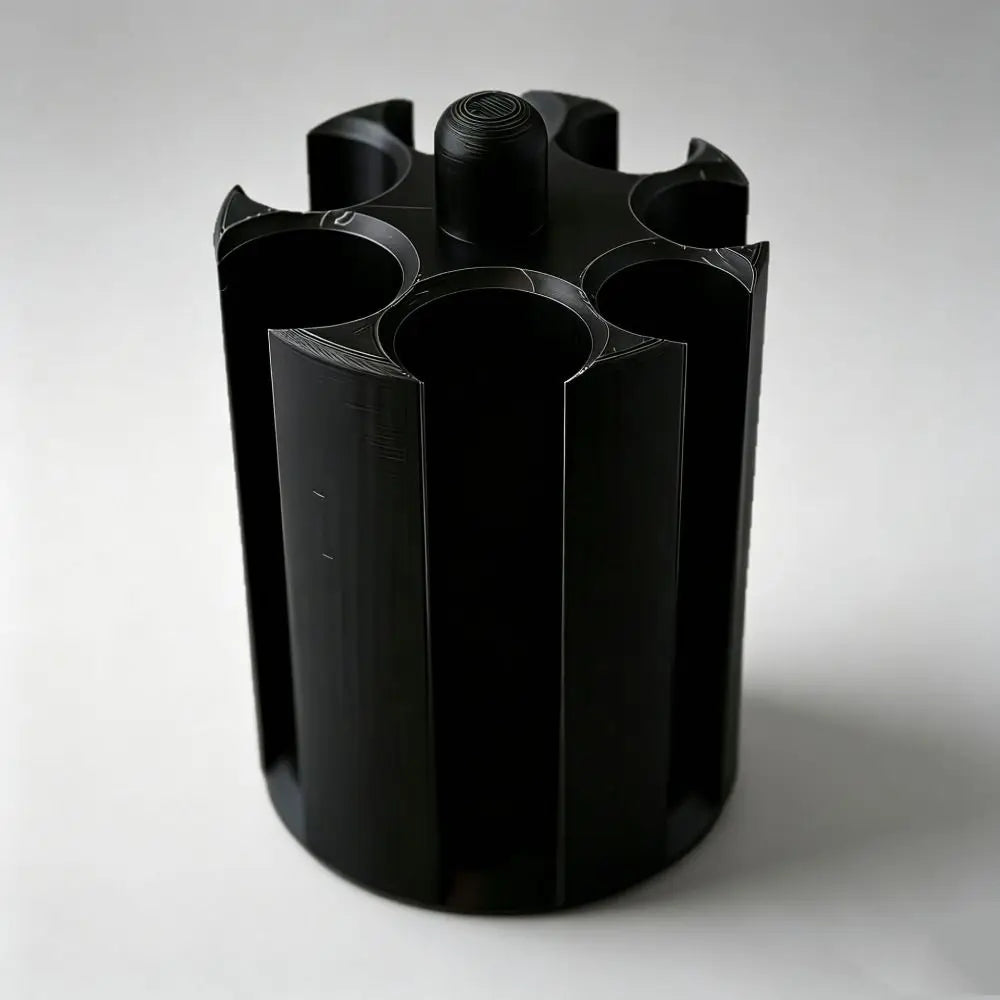 7 Slots Cylindrical Coin Holder 3D Printed Space Saving Car Coin Organizer Easy To Clean Universal Coin Storage Box Zpaxo