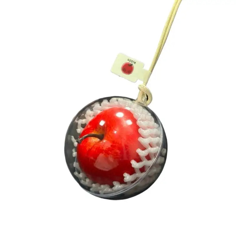 Creative Simulated Fruit Keychain Car Ornament Cute Foam Decoration