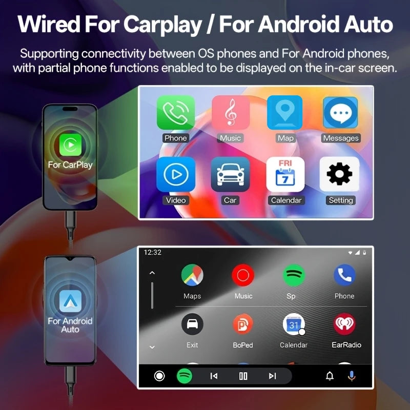 HIPPCRON Car MP5 Radio 2 DIN Multimedia Player 7 Touchscreen Wired