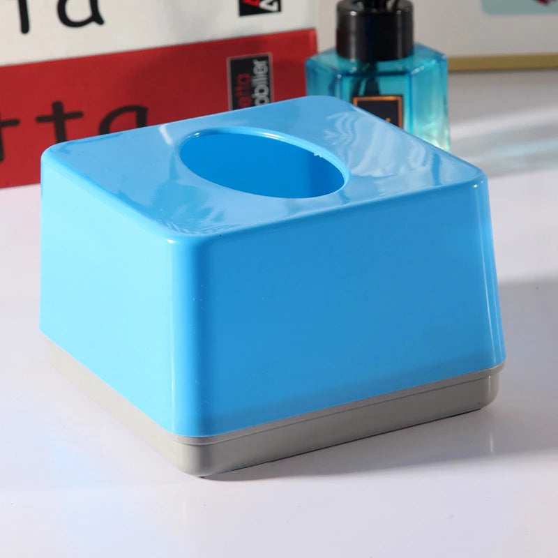 Modern Plastic Square Tissue Box Cover Holder-decorative Holder Zpaxo A2