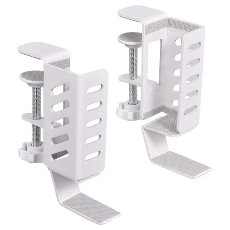 652F Desk Side Storage Headphone Holder Laptop Organisers Accessories Zpaxo White CN