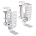 652F Desk Side Storage Headphone Holder Laptop Organisers Accessories Zpaxo White CN