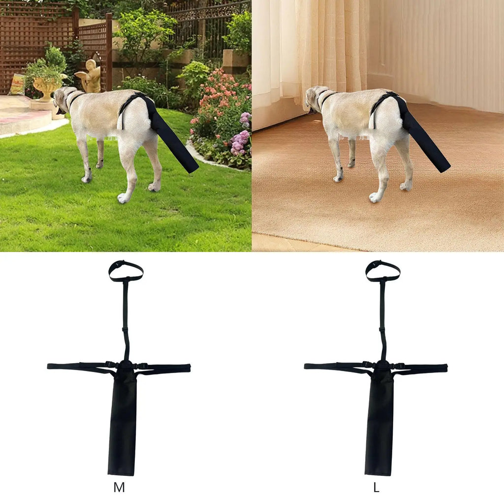 Dog Tail Cover Adjustable Breathable Pet Protector Ends Traveling Zpaxo