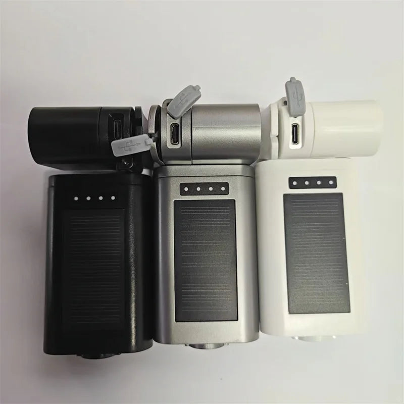 SHINEKNOT Solar LED Headlamp Flashlight & Power Bank