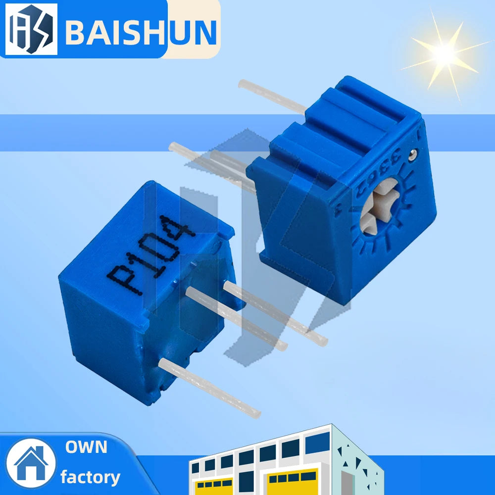 3362 Series Trimmer Potentiometer 500R-100K 101-105 201-204 501-504 Zpaxo 100 Ohm