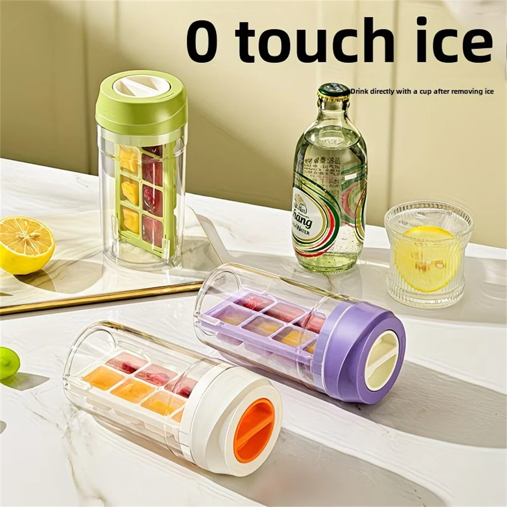 2-in-1 Ice Bottle 8-Cell Portable Machine Kettle Cream Mold Cooling Zpaxo