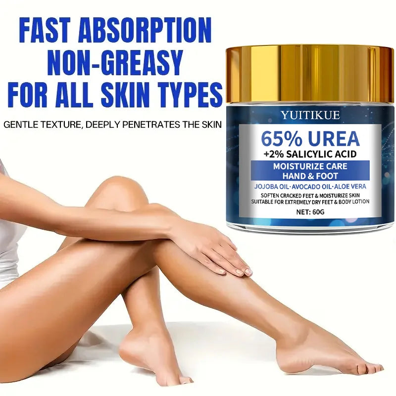 YUITIKUE 65% Urea Foot Cream – Cracked Heel Repair, 60g Urea Foot Cream Zpaxo