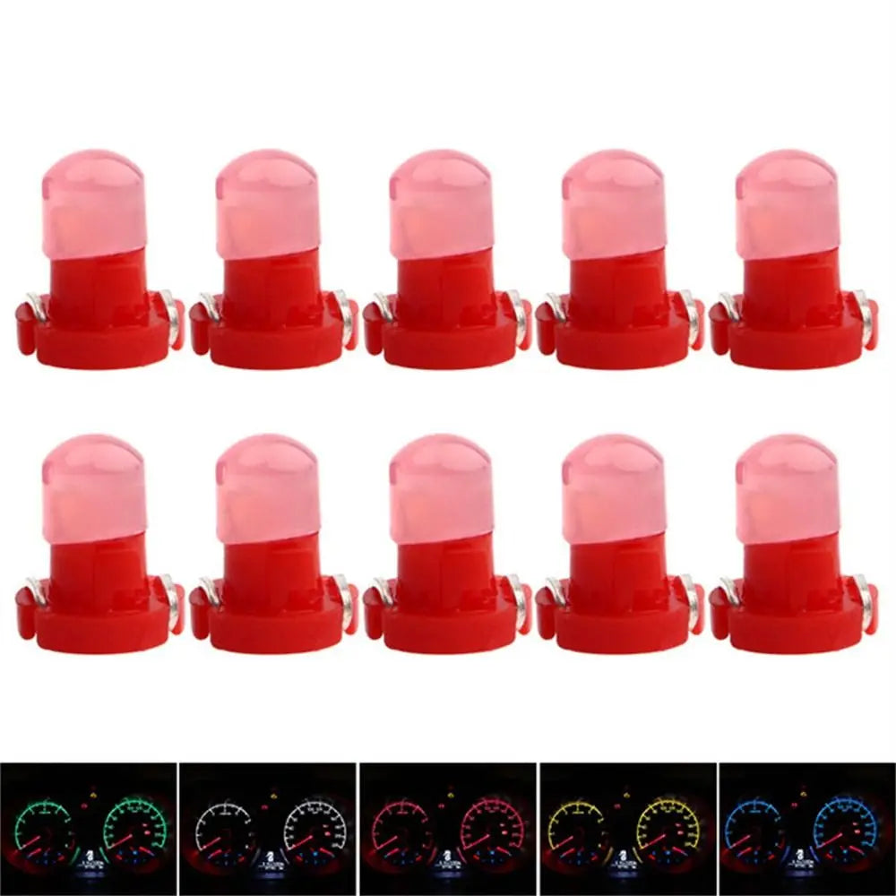 COB Light Dashboard Light Wedge Light Central Control Lamp Dashboard Indicator Lights Car LED Lights Instrument Panel Lights Zpaxo Red-T3