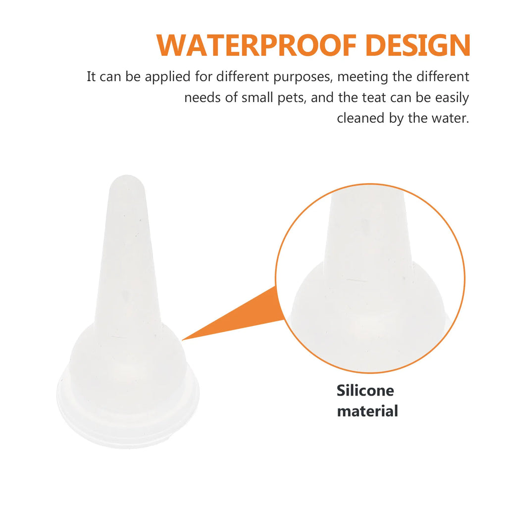 Pet Feeding Bottle Pacifiers Silicone Nursing Nipples Food Grade Safe