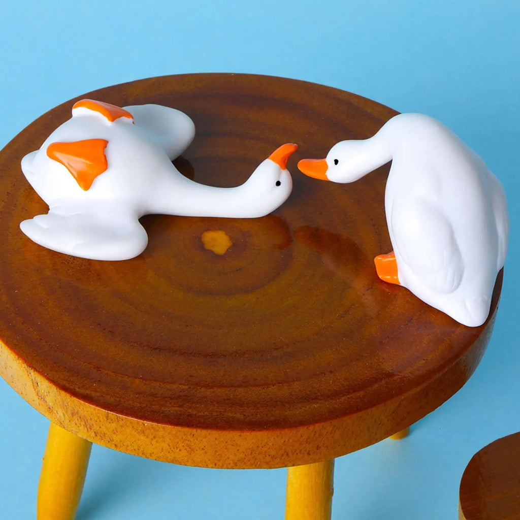 Dashboard Figurines 6 Geese Car Interior Statue Decor Desktop