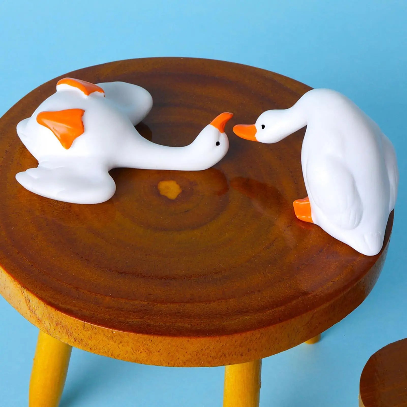Dashboard Figurines 6 Geese Car Interior Statue Decor Desktop