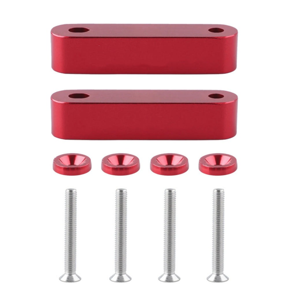 Car Billet Aluminum Racing Hood Vent Spacer Risers Fender Washer