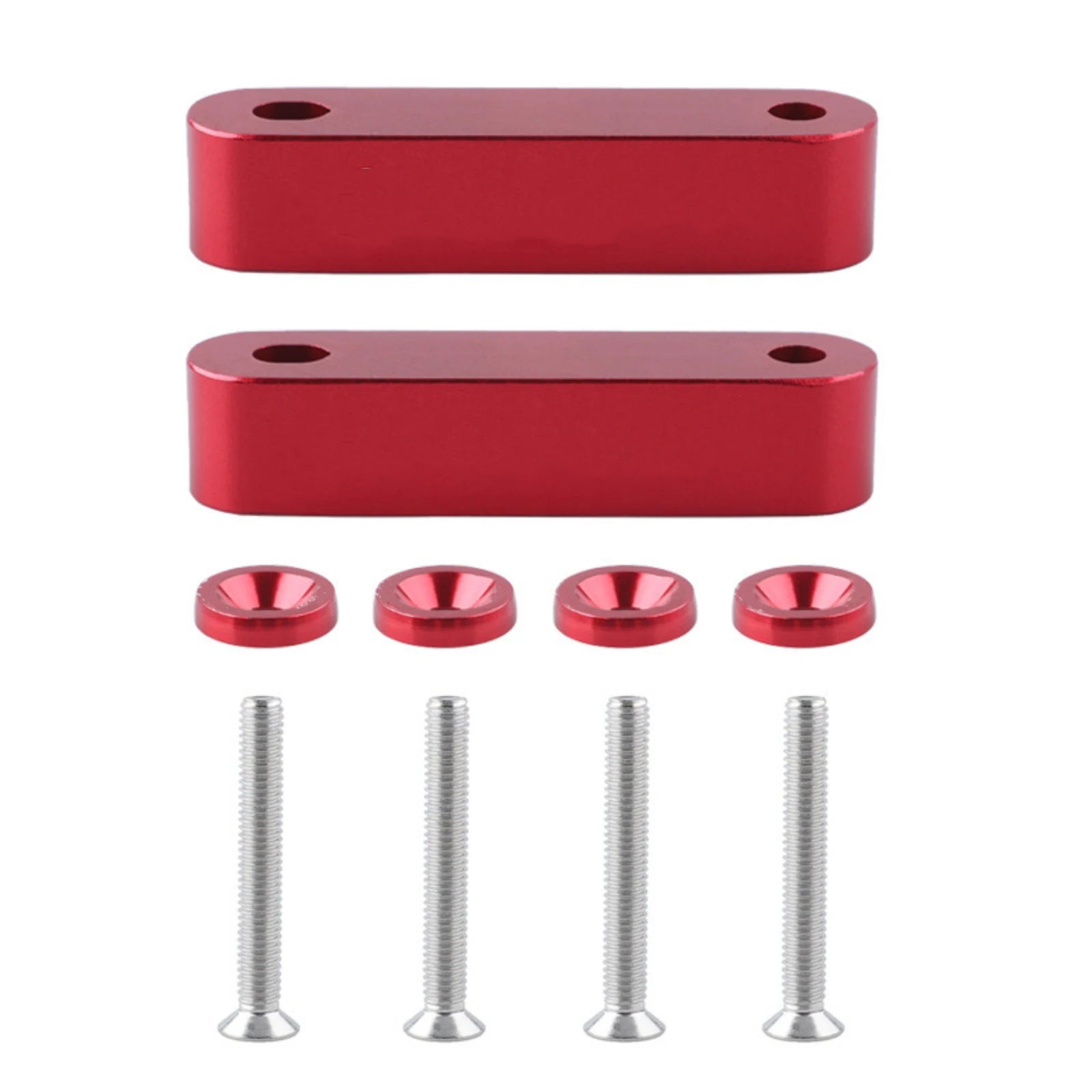 Car Billet Aluminum Racing Hood Vent Spacer Risers Fender Washer