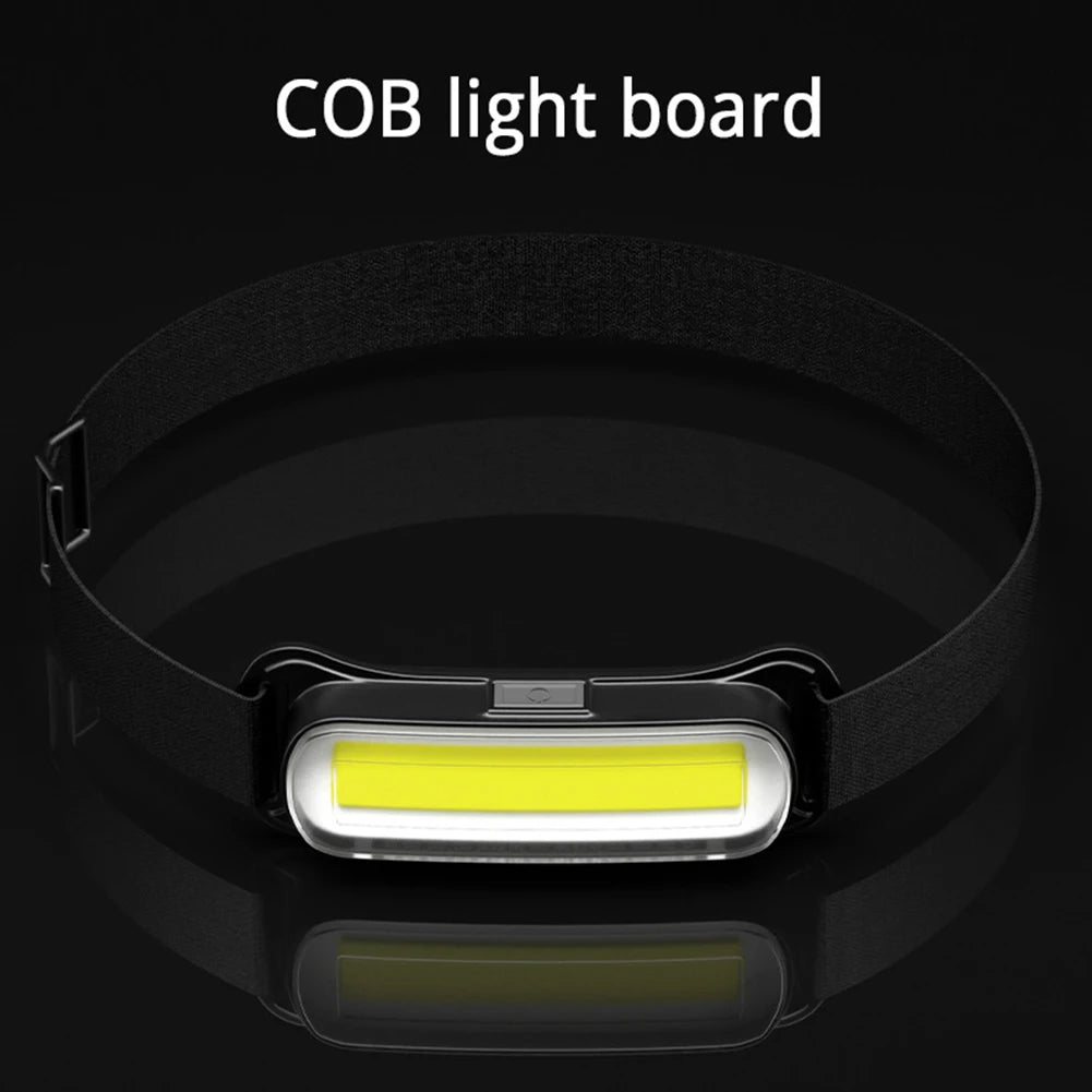 USB Rechargeable LED Headlamp 3 Modes Flashlight Waterproof Head Lamp
